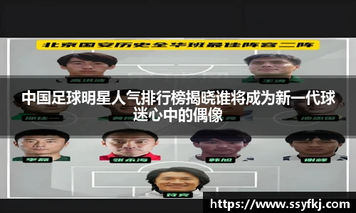 中国足球明星人气排行榜揭晓谁将成为新一代球迷心中的偶像